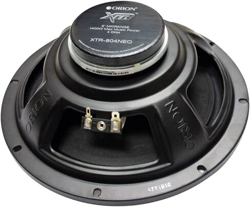 Orion XTR XTR804NEO 8" 4 OHMS Series Neodymium Midrange Car Audio 1400 Watts Max Power Set of 2 Speakers in Saudi Arabia