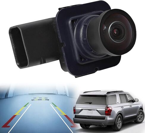 كاميرا احتياطية للرؤية الخلفية من كافيوس متوافقة مع فورد اكسبلورر 2011 2012 2013 2014 2015، كاميرا الرؤية الخلفية للمساعدة في الركن بديلة لـ EB5Z-19G490-A DB5Z-19G490-A BB5Z19G490A in Kuwait