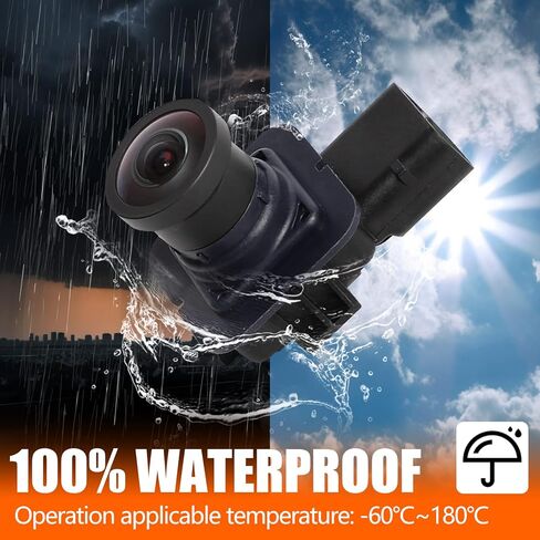 كاميرا احتياطية للرؤية الخلفية من كافيوس متوافقة مع فورد اكسبلورر 2011 2012 2013 2014 2015، كاميرا الرؤية الخلفية للمساعدة في الركن بديلة لـ EB5Z-19G490-A DB5Z-19G490-A BB5Z19G490A in Kuwait