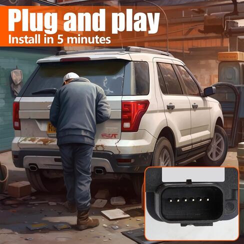 كاميرا احتياطية للرؤية الخلفية من كافيوس متوافقة مع فورد اكسبلورر 2011 2012 2013 2014 2015، كاميرا الرؤية الخلفية للمساعدة في الركن بديلة لـ EB5Z-19G490-A DB5Z-19G490-A BB5Z19G490A in Kuwait