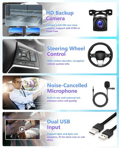 【2+32G】 ستيريو سيارة Android 11 لسيارة Honda Civic 2006-2011 راديو 10 بوصة تعمل باللمس راديو السيارة مع Apple Carplay اللاسلكي Android Auto Radio GPS BT FM HiFi USB Mic الكاميرا الخلفية in Saudi Arabia