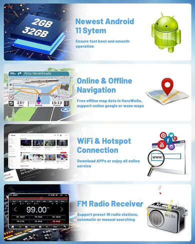 【2+32G】 ستيريو سيارة Android 11 لسيارة Honda Civic 2006-2011 راديو 10 بوصة تعمل باللمس راديو السيارة مع Apple Carplay اللاسلكي Android Auto Radio GPS BT FM HiFi USB Mic الكاميرا الخلفية in Saudi Arabia