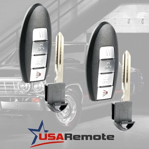 2X USARemote دخول بدون مفتاح الذكية مفتاح بعيد فوب 4btn ل I35 G35 350Z ألتيما ماكسيما سينترا in Kuwait