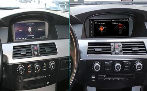 مشغل وسائط متعددة للسيارة يعمل بنظام أندرويد 13 لاسلكي لسيارات BMW 5/3 Series E60/E61/E62/E63/E90/E91/E92/E93 CIC (2009-2012) شاشة راديو BT in Kuwait