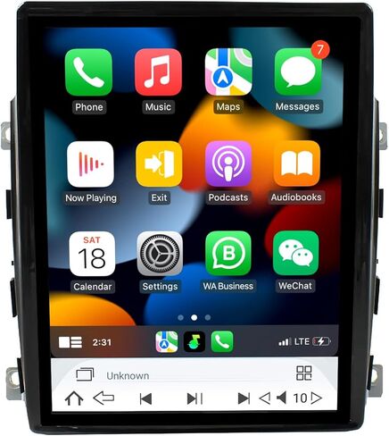 كوالكوم أندرويد 11 ستيريو سيارة لبورشه كايين 2011-2018 10.4 بوصة شاشة نمط تيلسا راديو استبدال رئيس وحدة Carplay أندرويد السيارات الملاحة الوسائط المتعددة اللعب PCM3.1 in Kuwait