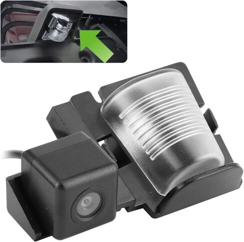 كاميرا رؤية خلفية مقاومة للماء، كاميرا عكسية للسيارة 12 فولت، مساعدة في ركن السيارة، CCD HD مناسبة لسيارة جيب رانجلر 2007 فما فوق in Kuwait