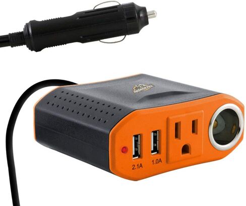 اكستريم - محول 100 بقوة 12 فولت، أسود (API8-1002-BLK) in Kuwait