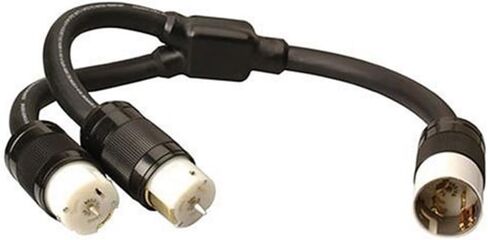محول Southwire 019200008 19200008 50 أمبير "Y"، طراز CA-Style CS63 أطراف قفل ملتوية، كابل SEOOW بطول 3 أقدام 6/4، لدرجات حرارة 50 أمبير، صناديق الطاقة المحمولة X-Treme، مقاس واحد، أسود in Saudi Arabia