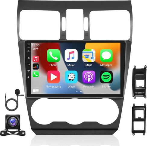 SIXWIN Android 11 Car Stereo for Subaru Forester 2016 2017 2018 with Wireless Apple CarPlay Android Auto 9 Inch Touch Screen Bluetooth GPS Navigation FM WiFi HiFi SWC Backup Camera MIC in Saudi Arabia