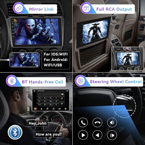 SIXWIN Android 11 Car Stereo for Subaru Forester 2016 2017 2018 with Wireless Apple CarPlay Android Auto 9 Inch Touch Screen Bluetooth GPS Navigation FM WiFi HiFi SWC Backup Camera MIC in Saudi Arabia