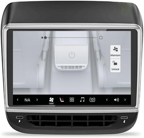 شاشة عرض المقعد الخلفي Tesla 7.2 بوصة لطراز Tesla 3 Y، بكسل LCD للتحكم في تكييف الهواء IPS الوسائط المتعددة في المقعد الخلفي مشغل نظام الترفيه in Kuwait