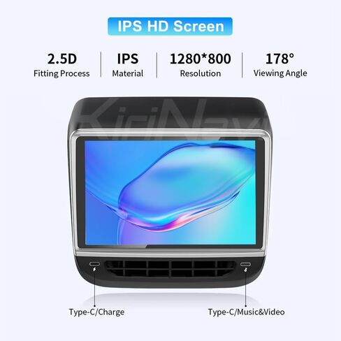 شاشة عرض المقعد الخلفي Tesla 7.2 بوصة لطراز Tesla 3 Y، بكسل LCD للتحكم في تكييف الهواء IPS الوسائط المتعددة في المقعد الخلفي مشغل نظام الترفيه in Kuwait