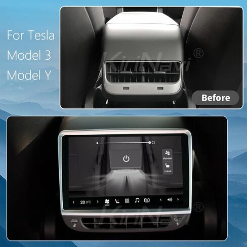 شاشة عرض المقعد الخلفي Tesla 7.2 بوصة لطراز Tesla 3 Y، بكسل LCD للتحكم في تكييف الهواء IPS الوسائط المتعددة في المقعد الخلفي مشغل نظام الترفيه in Kuwait