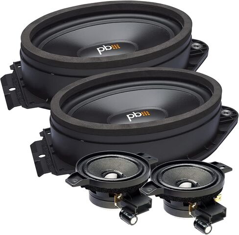 PowerBass USA OE69C-GM2 6 x 9 تناسب مباشر 2 أوم - نظام مكونات GMC OEM 80W RMS/160W كحد أقصى in Kuwait