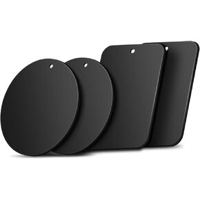 لوحة معدنية TOPK للهاتف، 4 قطع بديلة عالمية للهاتف في السيارة لجميع حاملات هواتف السيارة المغناطيسية in Kuwait