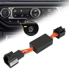 BASIKER ترقية مزيل إيقاف التشغيل التلقائي متوافق مع 2018-2023 Jeep Wrangler JL JLU Gladiator Stop Start Engine System A-Off حذف/تعطيل/إلغاء كابل الجهاز (لا يناسب 4XE) in Kuwait
