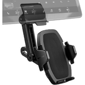 enGMOLPHY Designed for Tesla Phone Mount Compatible with Model 3/ Y/S/X, [Solid & Durable] Easy Clamp Hands-Free Car Mount for Tesla, Fit for iPhone 14 13 12 Pro Max, Samsung Galaxy S22 All Phones in Kuwait