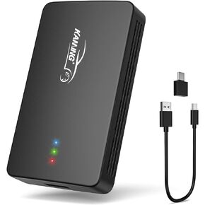KAMING Wireless CarPlay Adapter with Netflix - The Magic Box 2023 CarPlay Adapter for iPhone & Android Phone to Stream to Car & Convert Wired to Wireless Apple CarPlay & Wireless Android Auto Adapter in Kuwait