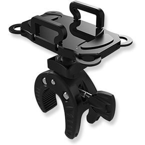 Bike Mount, Bike Phone Mount Motorcycle Baby Carriage Bicycle Mic Stand Cell Phone Holder Cradle with Rubber Strap 360 Degree Rotate for iPhone X 7 6s Plus 5s 5SE SONY Samsung (Black) in Kuwait