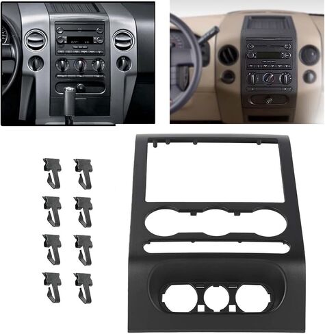 Dash Cover Radio Bezel Center Trim Panel For Ford F150 F-150 2004 2005 2006 2007 2008 4L3Z-1504302-AAA in Saudi Arabia