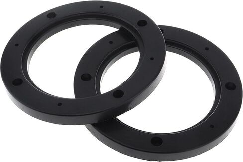 4" Dia Universal Black Plastic Speaker Spacer Adaptor Ring Mounting Bracket Fit ABS Car Stereo Speaker Spacers (2 Pcs) in Kuwait