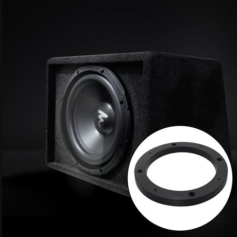 4" Dia Universal Black Plastic Speaker Spacer Adaptor Ring Mounting Bracket Fit ABS Car Stereo Speaker Spacers (2 Pcs) in Kuwait