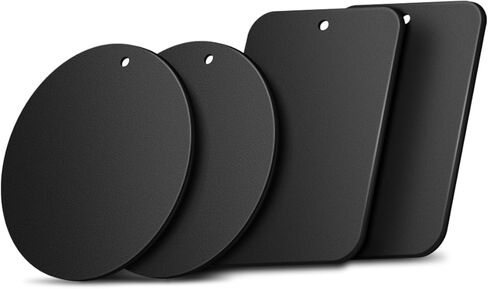 لوحة معدنية TOPK للهاتف، 4 قطع بديلة عالمية للهاتف في السيارة لجميع حاملات هواتف السيارة المغناطيسية in Kuwait