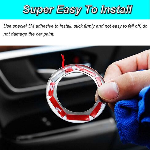 4PCS ABS Carbon Fiber for Honda CRV CR-V 2017-2021 Car Front Rear Door A-Pillar Stereo Speaker Rings, Modified Audio Loudspeaker Sound Cover Trim Decoration Circle Frame Accessories in Saudi Arabia