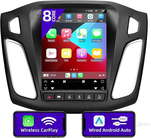 راديو سيارة اندرويد 10 من سي جي او جي سي متوافق مع سيارة فورد فوكس 2012-2018 ثماني النواة IPS بشاشة لمس ستيريو اف ام/ايه ام وبلوتوث ونظام تحديد المواقع وكاميرا احتياطية وتشغيل الوسائط in Kuwait
