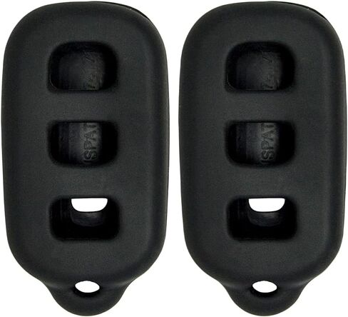 بديل Keyless2Go لحافظات الحماية الجديدة من السيليكون لحافظات المفاتيح عن بعد مع FCC GQ43VT14T HYQ12BBX HYQ12BAN - أسود (عبوتان) in Saudi Arabia