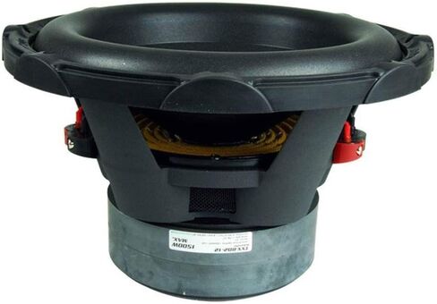 AudioPipe TXX-BDC2-12 12 Inch 1500 Watt High Performance Powerful 4 Ohm DVC Vehicle Car Audio Subwoofer Speaker System, Black in Saudi Arabia