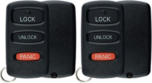KeylessOption دخول بدون مفتاح عن بعد مفتاح السيارة فوب إنذار ل1998-2006 ميتسوبيشي مونتيرو، مونتيرو سبورت E4EG8D-522M-A in Kuwait