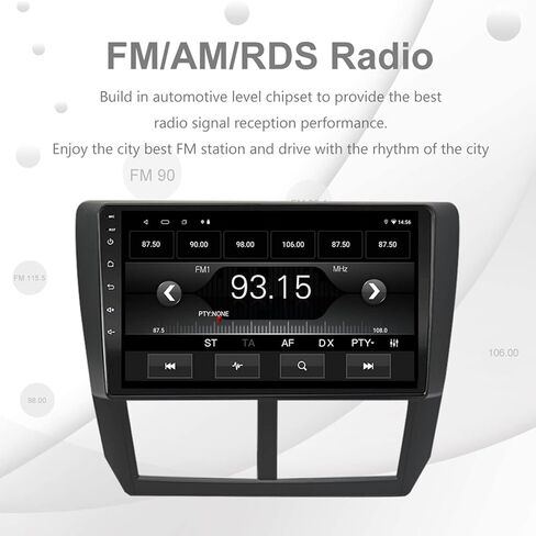 Android 11.0 Car Radio Play for 2008-2012 Subaru Forester / 2008-2011 Impreza / 2008-2014 Impreza WRX STI 2G RAM 32G ROM EZoneTronics in Kuwait