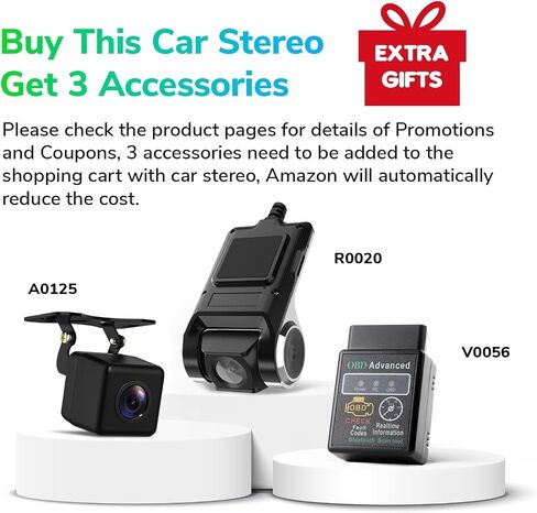 ستيريو سيارة Eonon Android 10، CarPlay & Android Auto Car Stereo، راديو سيارة 7 بوصة متوافق مع BMW 5 Series 1995-2002 (E39)، DSP مدمج، بلوتوث 5.0-Q49SE in Saudi Arabia