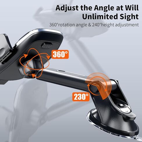 1زيرو حامل هاتف للسيارة [شديد التحمل بشفط] حامل هاتف للسيارة يثبت على لوحة العدادات والزجاج الامامي وفتحة التهوية [حافظة سميكة ومناسب للجوال الكبير] حامل هاتف خلوي 3 في 1 لهاتف ايفون وسامسونج وجميع in Kuwait