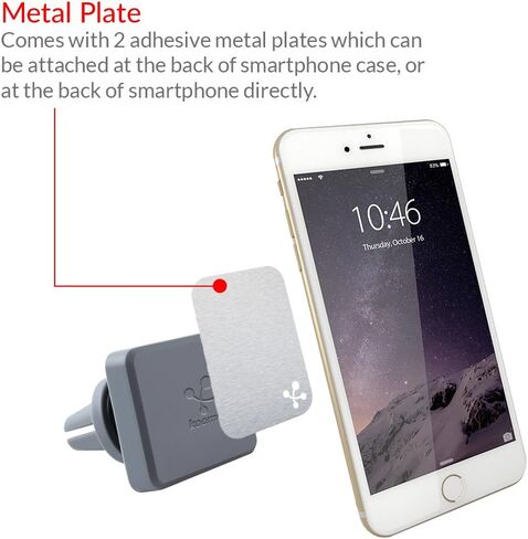 حامل سيارة من Koomus Pro Air-M مغناطيسي شامل بدون مهد للهواتف الذكية in Kuwait