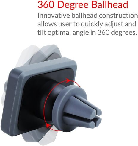 حامل سيارة من Koomus Pro Air-M مغناطيسي شامل بدون مهد للهواتف الذكية in Kuwait
