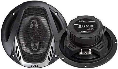 BOSS NX524 5.25 بوصة 300 وات 2 حزمة وNX654 6.5 بوصة 400 وات 2 حزمة 4 سماعات صوت محورية للسيارة مع عمق تركيب 2.25 بوصة (4 عبوات) in Kuwait