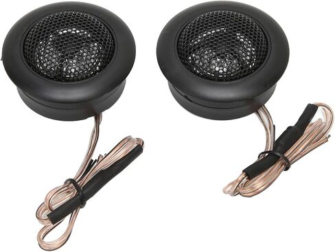 Dilwe 2Pcs Mini Car Tweeter, 800W Max High Performance Mini Dome Tweeter Speakers for Car Audio System, Car Speakers with Stickers, High Fidelity Sound Car Loudspeaker in Saudi Arabia