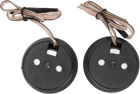 Dilwe 2Pcs Mini Car Tweeter, 800W Max High Performance Mini Dome Tweeter Speakers for Car Audio System, Car Speakers with Stickers, High Fidelity Sound Car Loudspeaker in Saudi Arabia