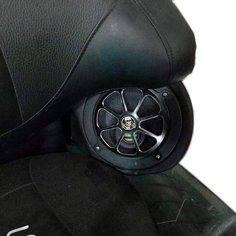 GUAIMI Audio Fairing Mount Speaker Grill Cover Compatible with Harley Touring Street Glide FL Trike 1996-2013 (Middle Finger) in Saudi Arabia