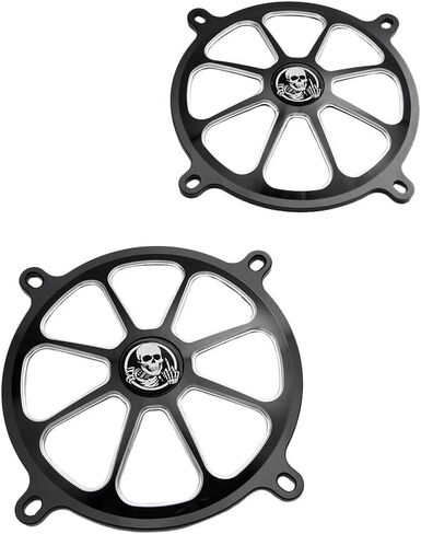 GUAIMI Audio Fairing Mount Speaker Grill Cover Compatible with Harley Touring Street Glide FL Trike 1996-2013 (Middle Finger) in Saudi Arabia