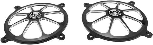 GUAIMI Audio Fairing Mount Speaker Grill Cover Compatible with Harley Touring Street Glide FL Trike 1996-2013 (Middle Finger) in Saudi Arabia