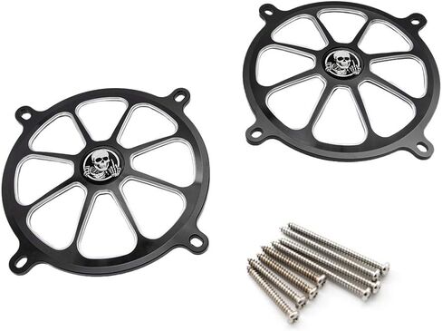 GUAIMI Audio Fairing Mount Speaker Grill Cover Compatible with Harley Touring Street Glide FL Trike 1996-2013 (Middle Finger) in Saudi Arabia