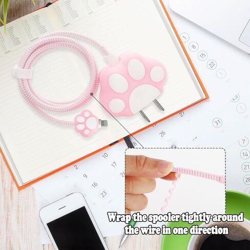 حافظة حماية للحيوانات لشاحن الرسوم المتحركة ثلاثية الأبعاد من سابو - للهاتف 20 واط USB-C شاحن محول الطاقة PVC وكابل USB Lightning (الأفوكادو) in Kuwait