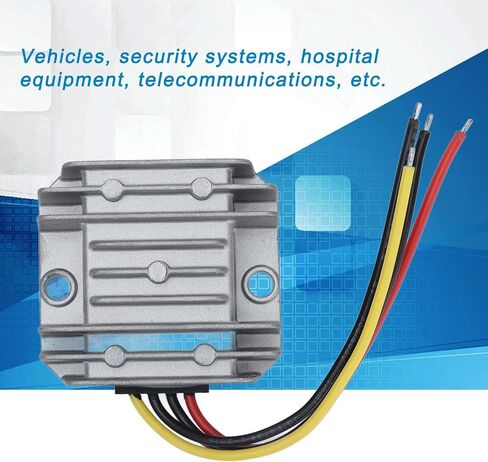 Voltage Converter Regulator, DC 24V to DC 19V Converter, 190W DC Converter, IP67 Waterproof Car Power Converter, for Auto Car DC 24V to 19V 10A in Saudi Arabia