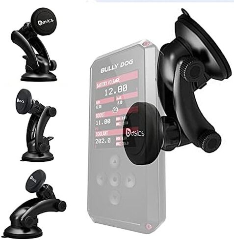 LycoGear Heavy Duty Strong Suction Mount w/N60 Magnetic Cradle Holder for Bully Dog BDX/SCT BDX Pop Auto Engine Tuner Programmer (Also Compatible with Smartphone Socket Holder) in Saudi Arabia
