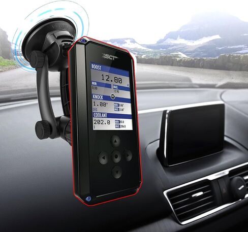 LycoGear Heavy Duty Strong Suction Mount w/N60 Magnetic Cradle Holder for Bully Dog BDX/SCT BDX Pop Auto Engine Tuner Programmer (Also Compatible with Smartphone Socket Holder) in Saudi Arabia
