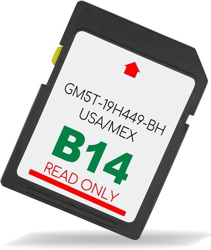 2023 Latest Version B14 Navigation GPS SD Card Fit for Lincoln Ford Sync 2 USA MEX Map, Newest Updated B7-B13 in Saudi Arabia