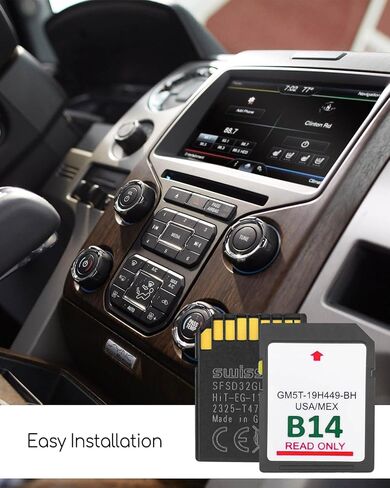 2023 Latest Version B14 Navigation GPS SD Card Fit for Lincoln Ford Sync 2 USA MEX Map, Newest Updated B7-B13 in Saudi Arabia